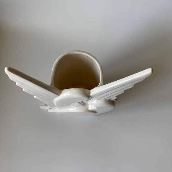 Fitz & Floyd White Doves Figural Vase Vintage Porcelain Scarce - Picture 5 of 10